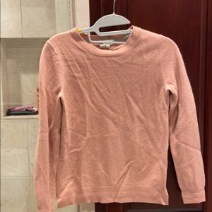 Boden Pink Cashmere Sweater size small